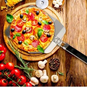 Brand new pizza, spatula